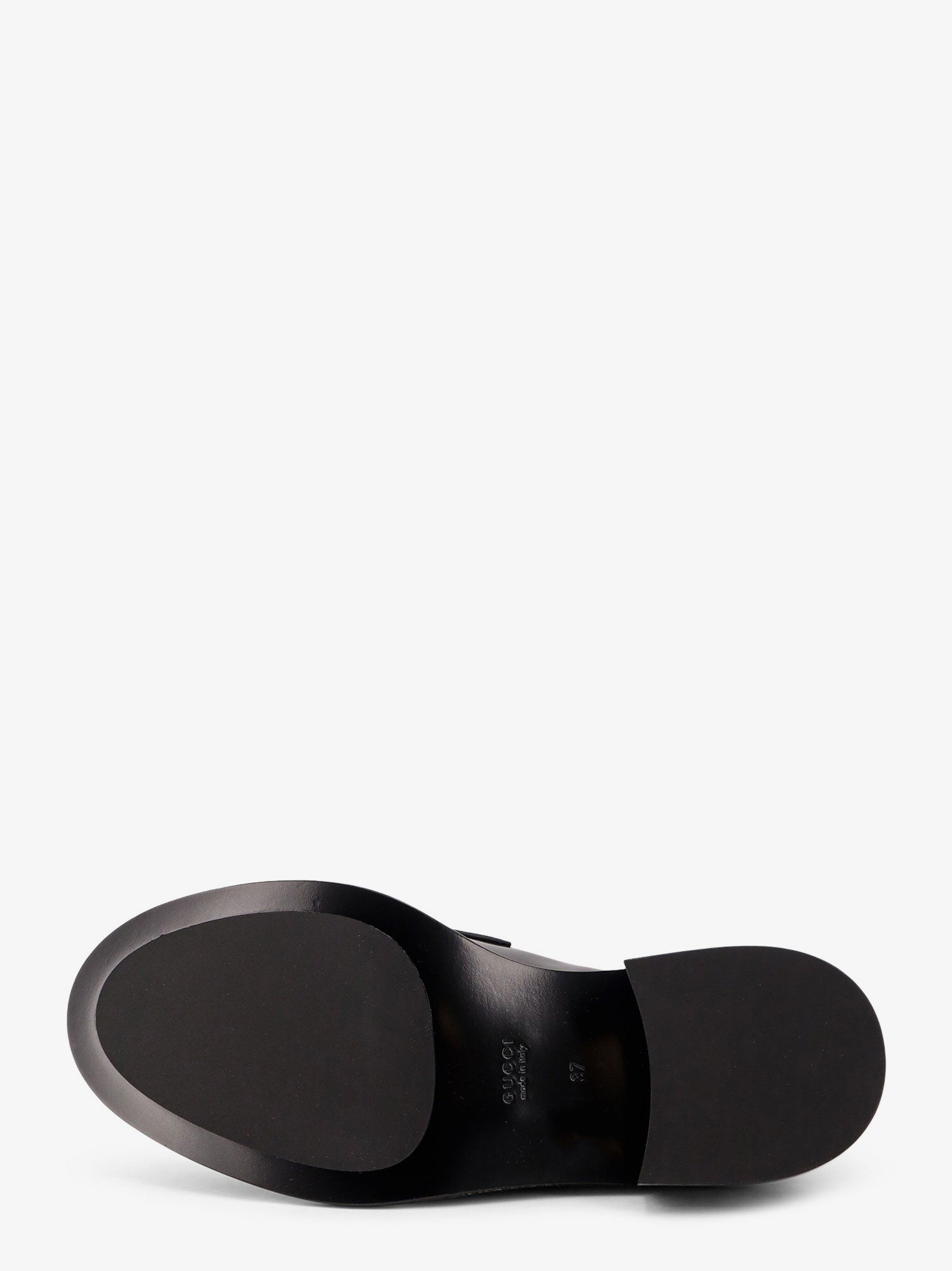 Leather loafers with metal Horsebit