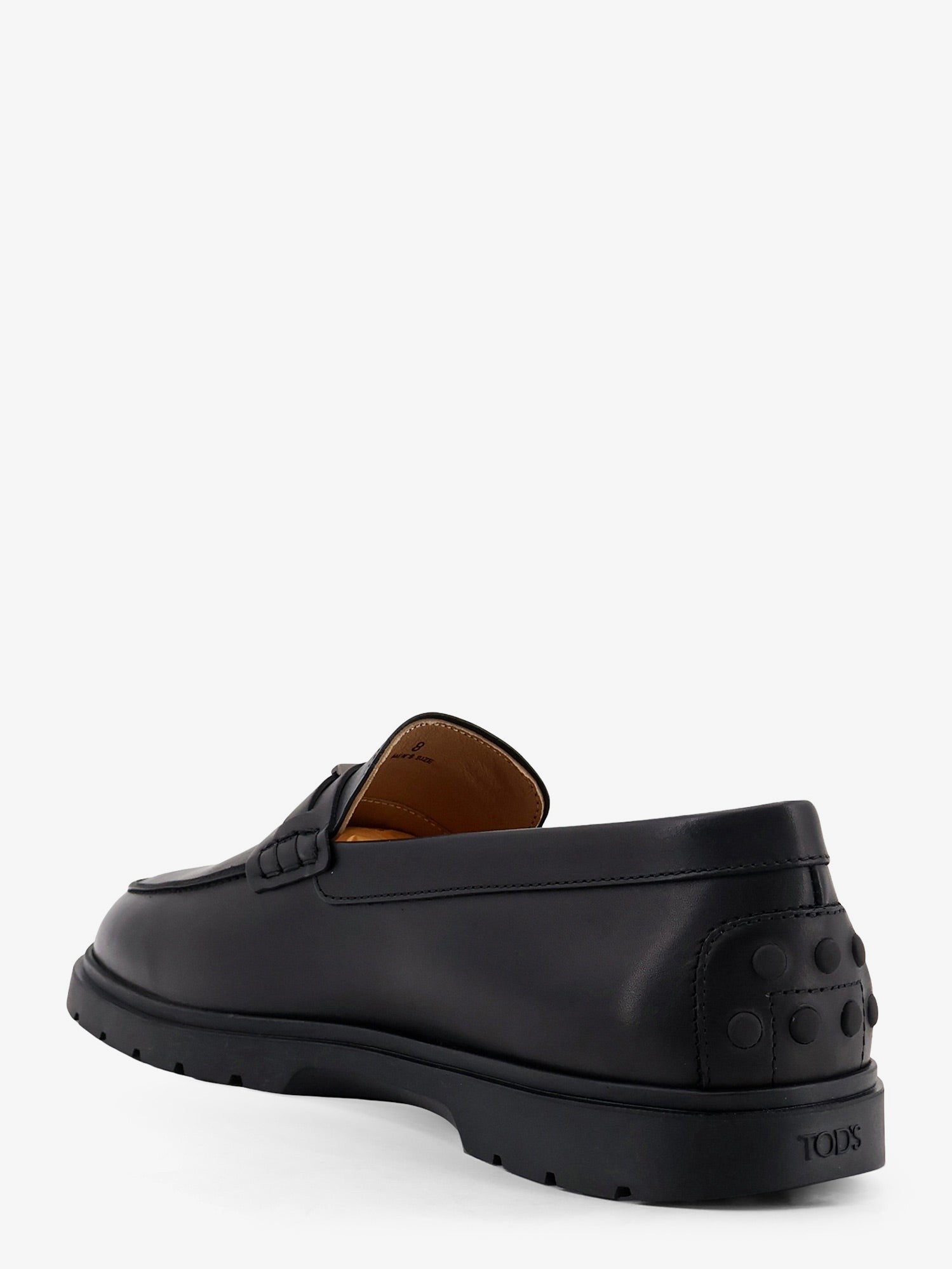 TOD'S - Leather loafers with metal logo leather-loafers-with-metal-logo_76cd254f-a25e-4fcc-af32-f3bfad0c8c81