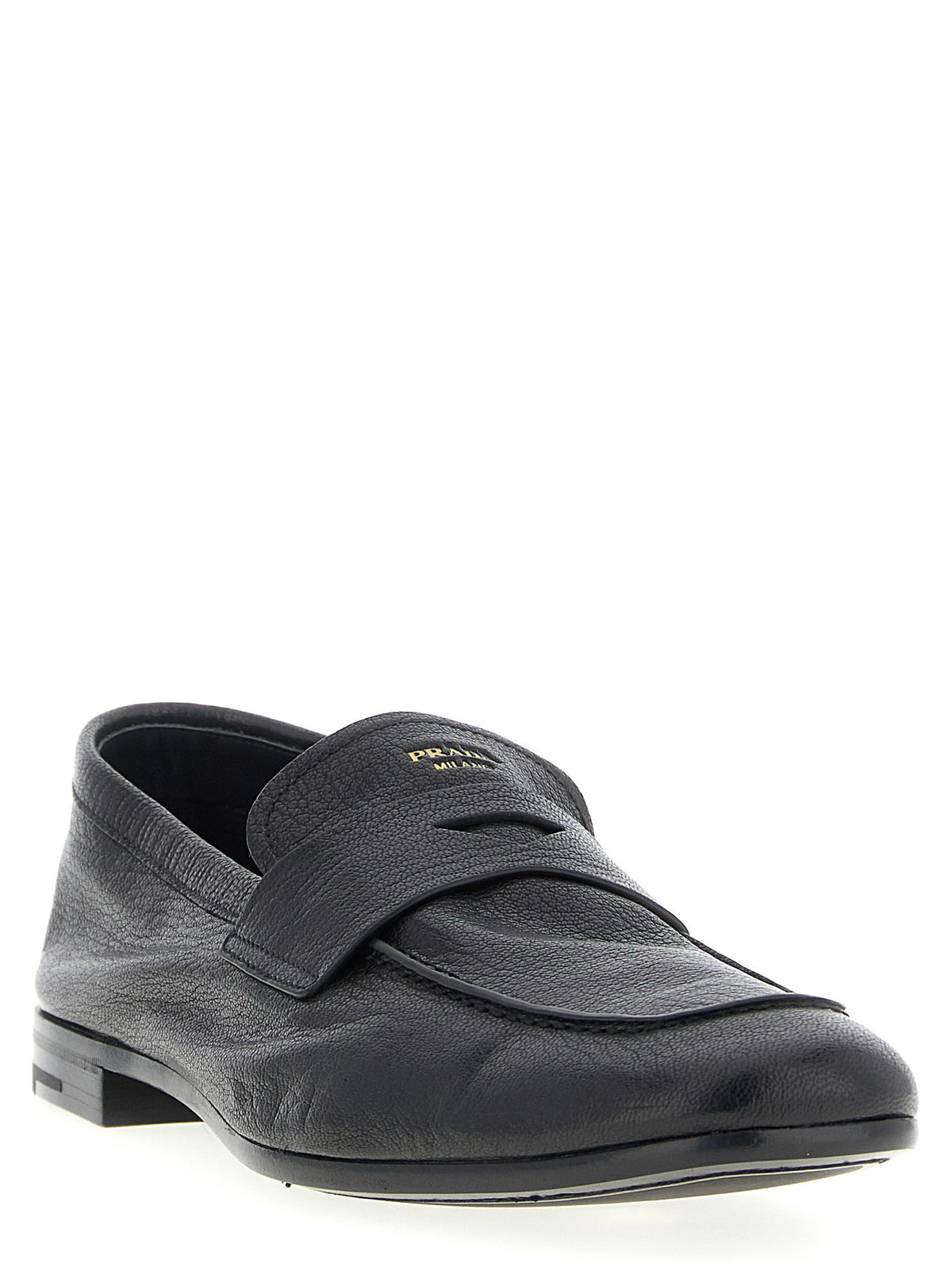 PRADA - Leather loafers