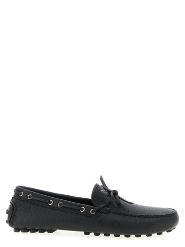 PRADA - Leather loafers Black