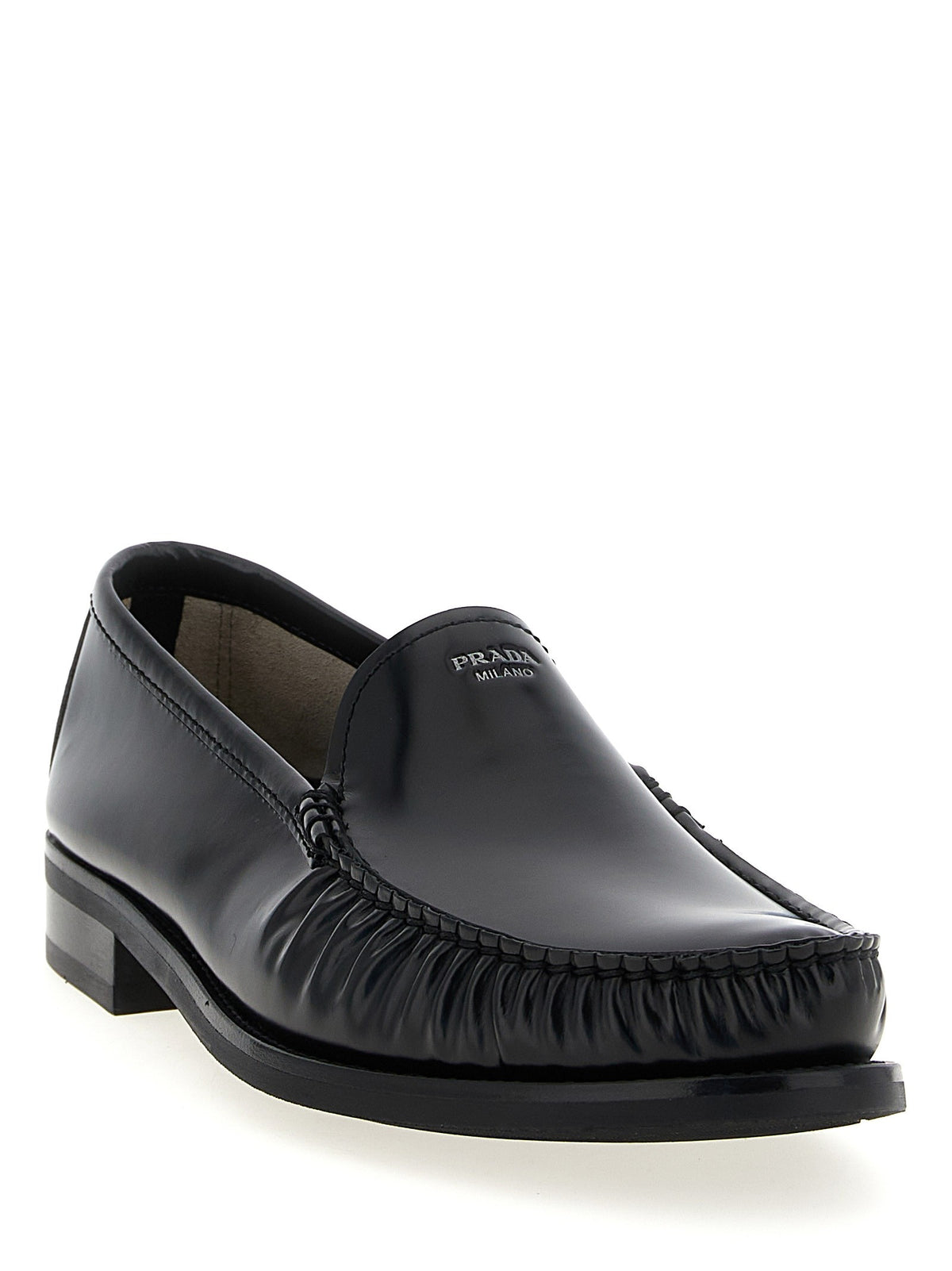 PRADA - Leather loafers