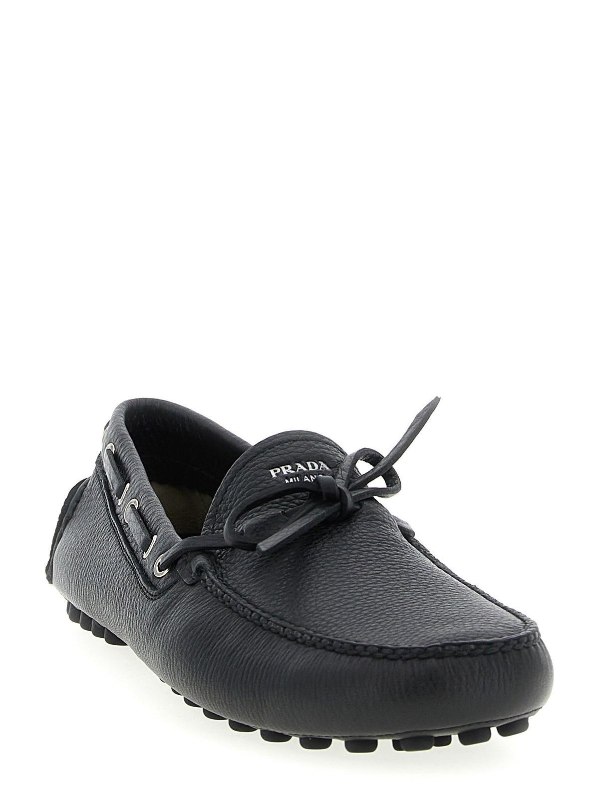 PRADA - Leather loafers