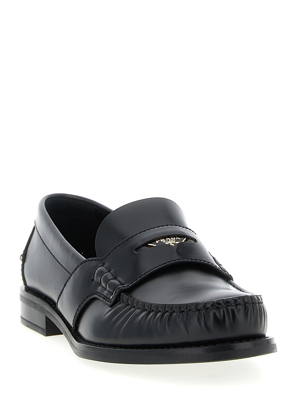 PRADA - Leather loafers