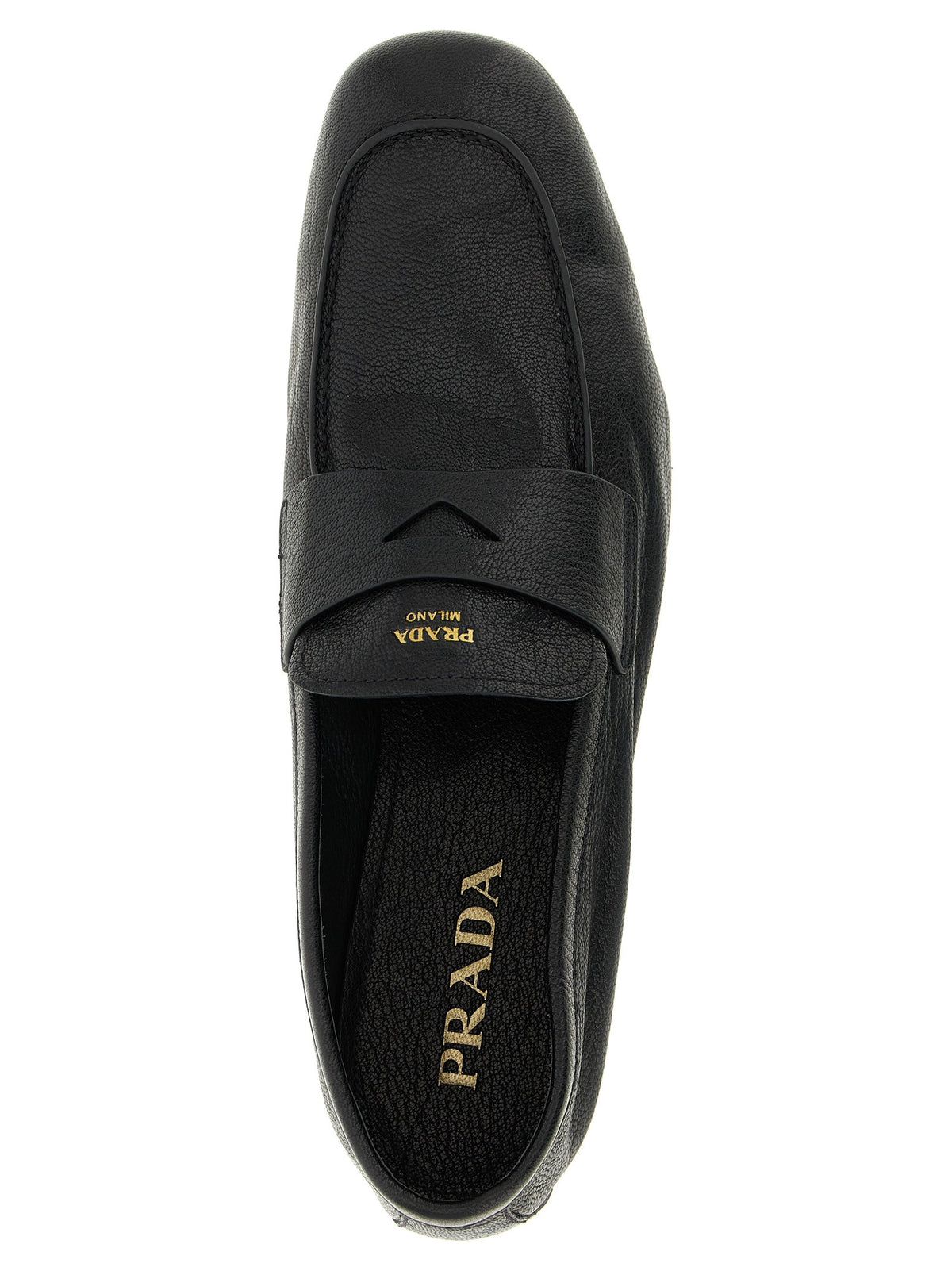 PRADA - Leather loafers