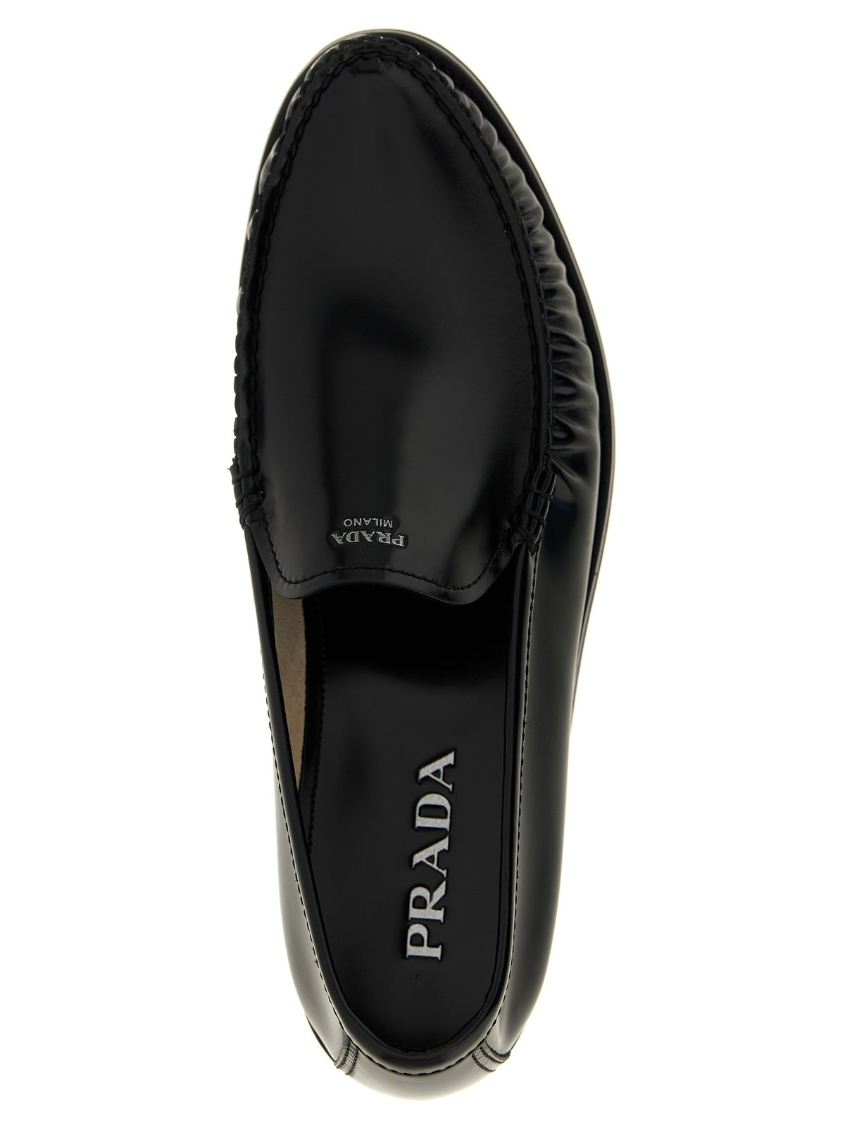PRADA - Leather loafers