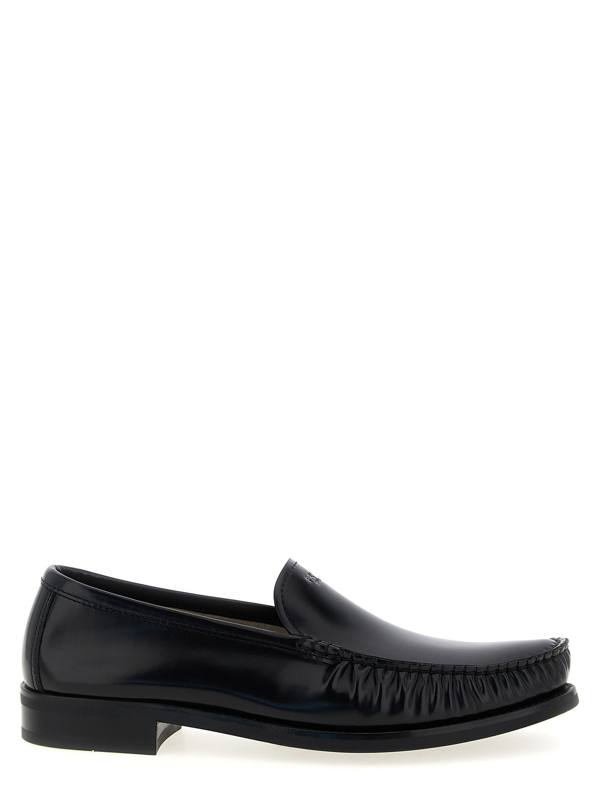 PRADA - Leather loafers Black 11