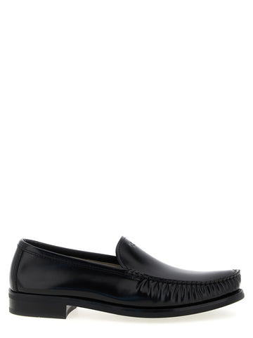 PRADA - Leather loafers Black 11