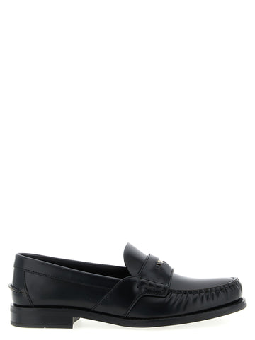 PRADA - Leather loafers Black