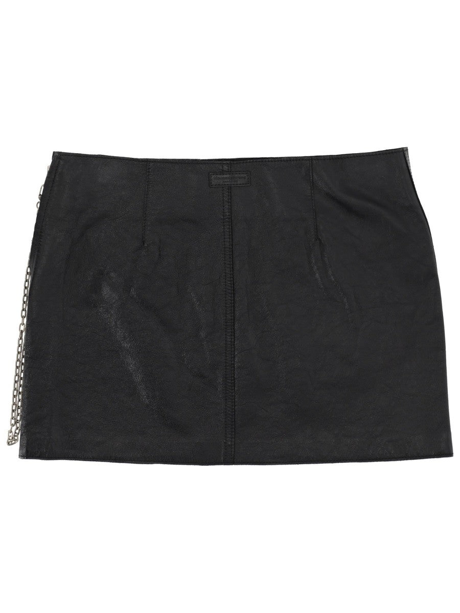 Alexander Wang Alexander Wang - LEATHER MINISKIRT