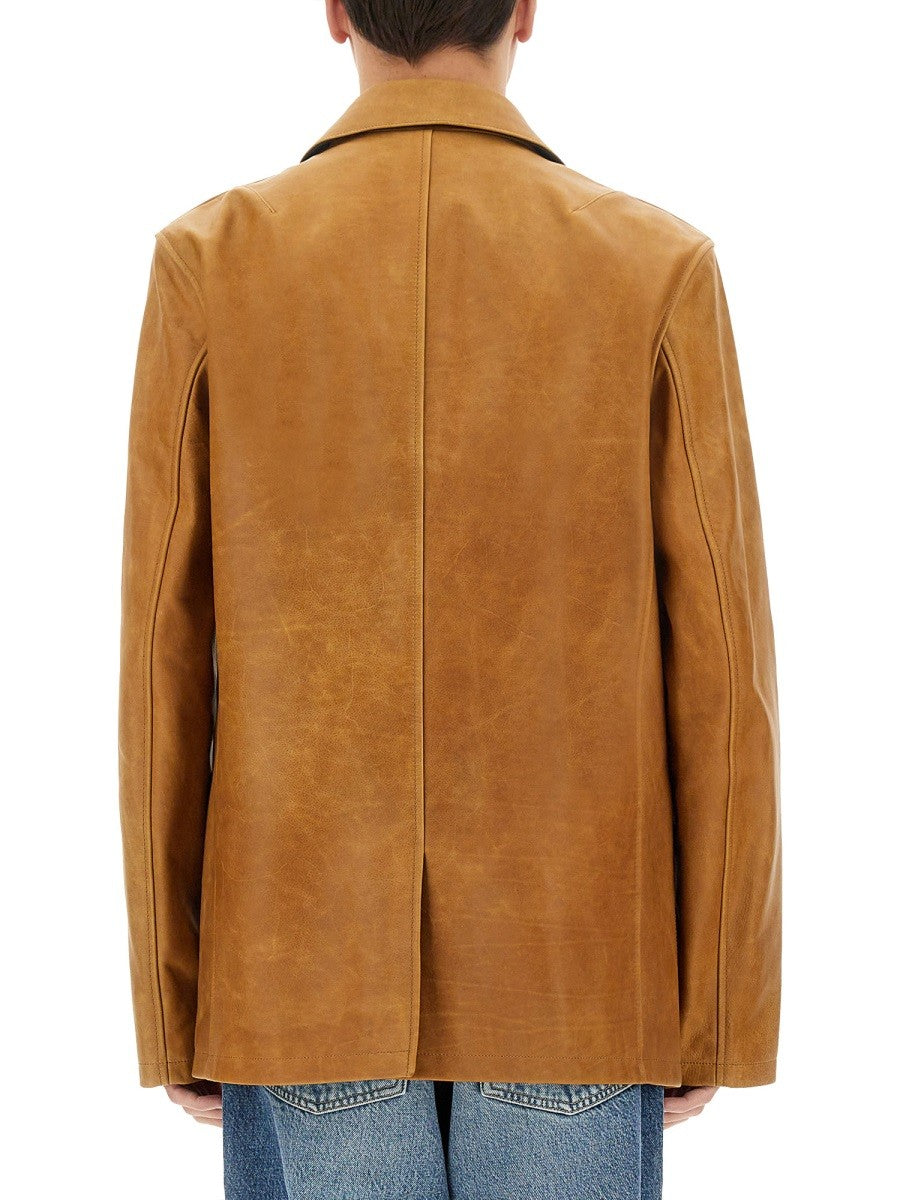 Our Legacy Our Legacy - LEATHER OPENING BLAZER