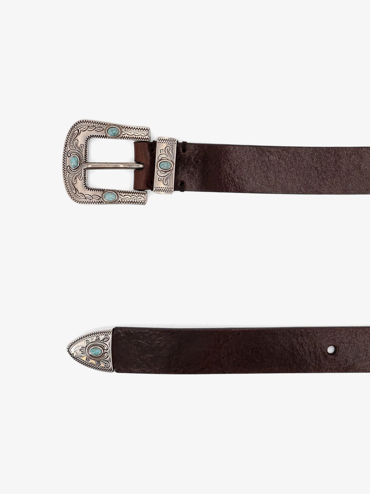 Leather pull-up belt
