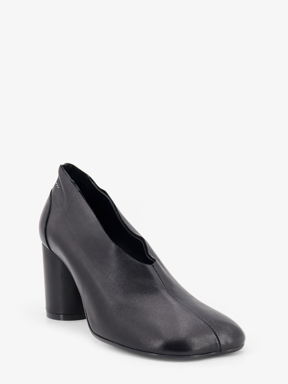 MM6 MAISON MARGIELA - Leather pumps with iconic Atomic toe Black