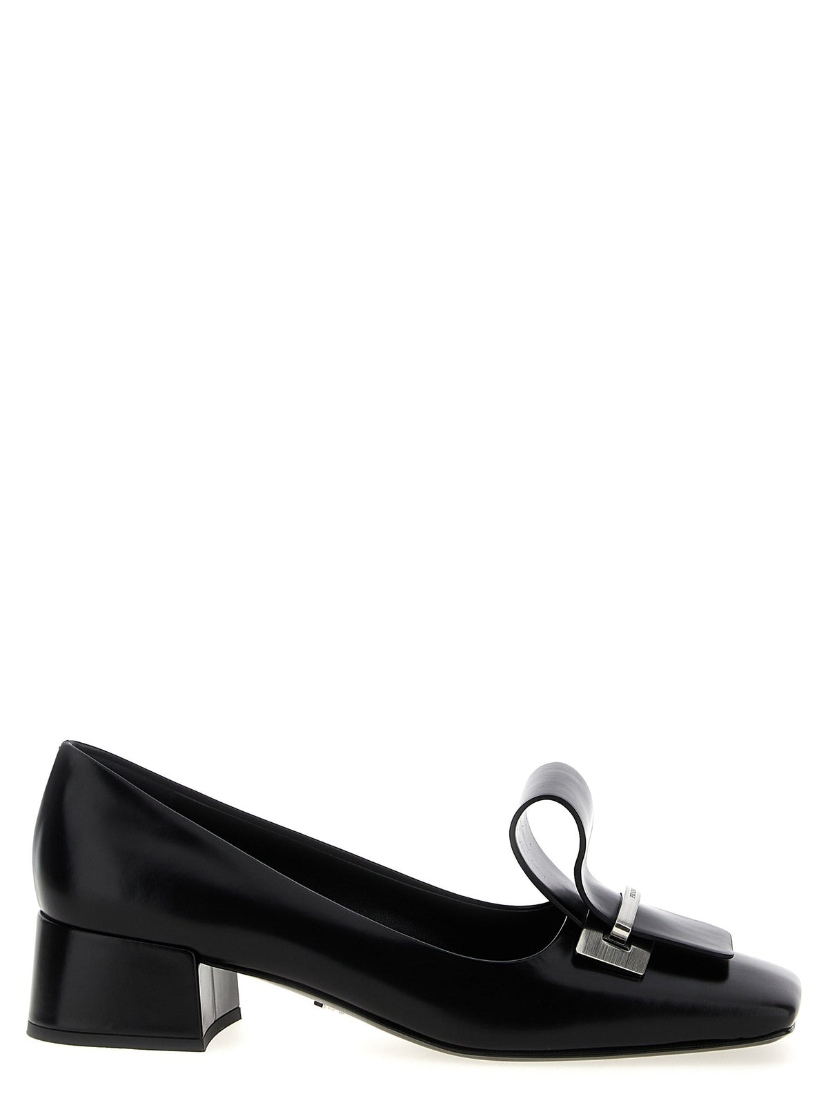 PRADA - Leather pumps Black