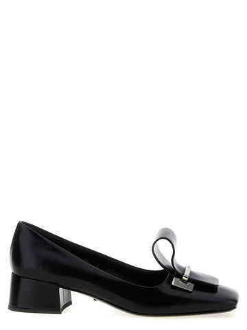 PRADA - Leather pumps Black