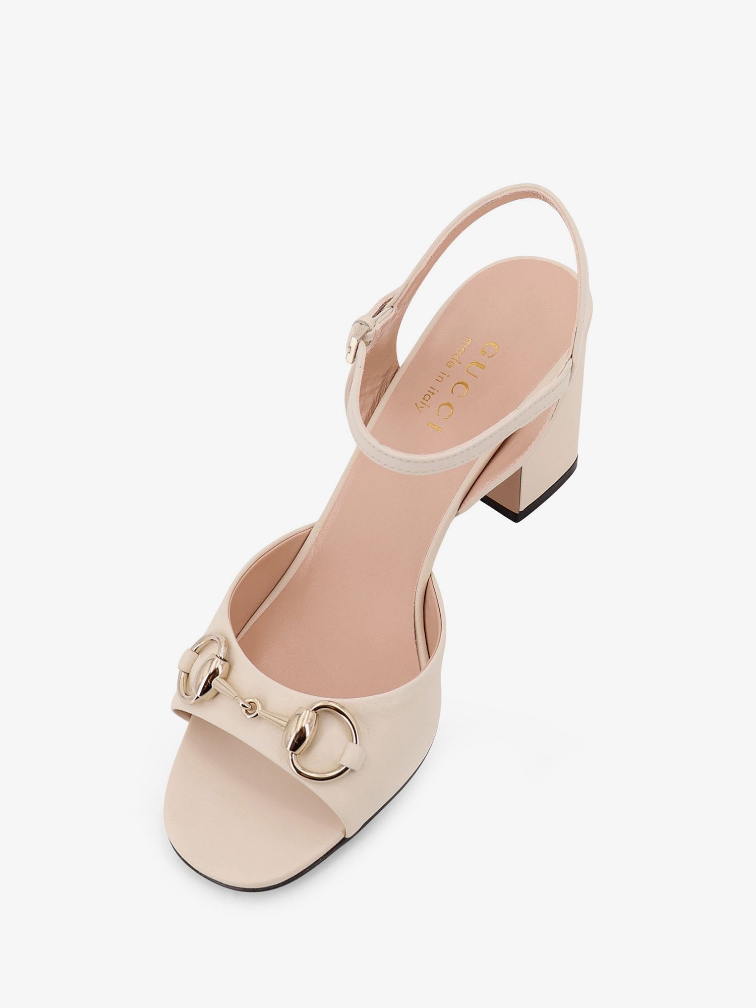 Leather sandal with Horsebit