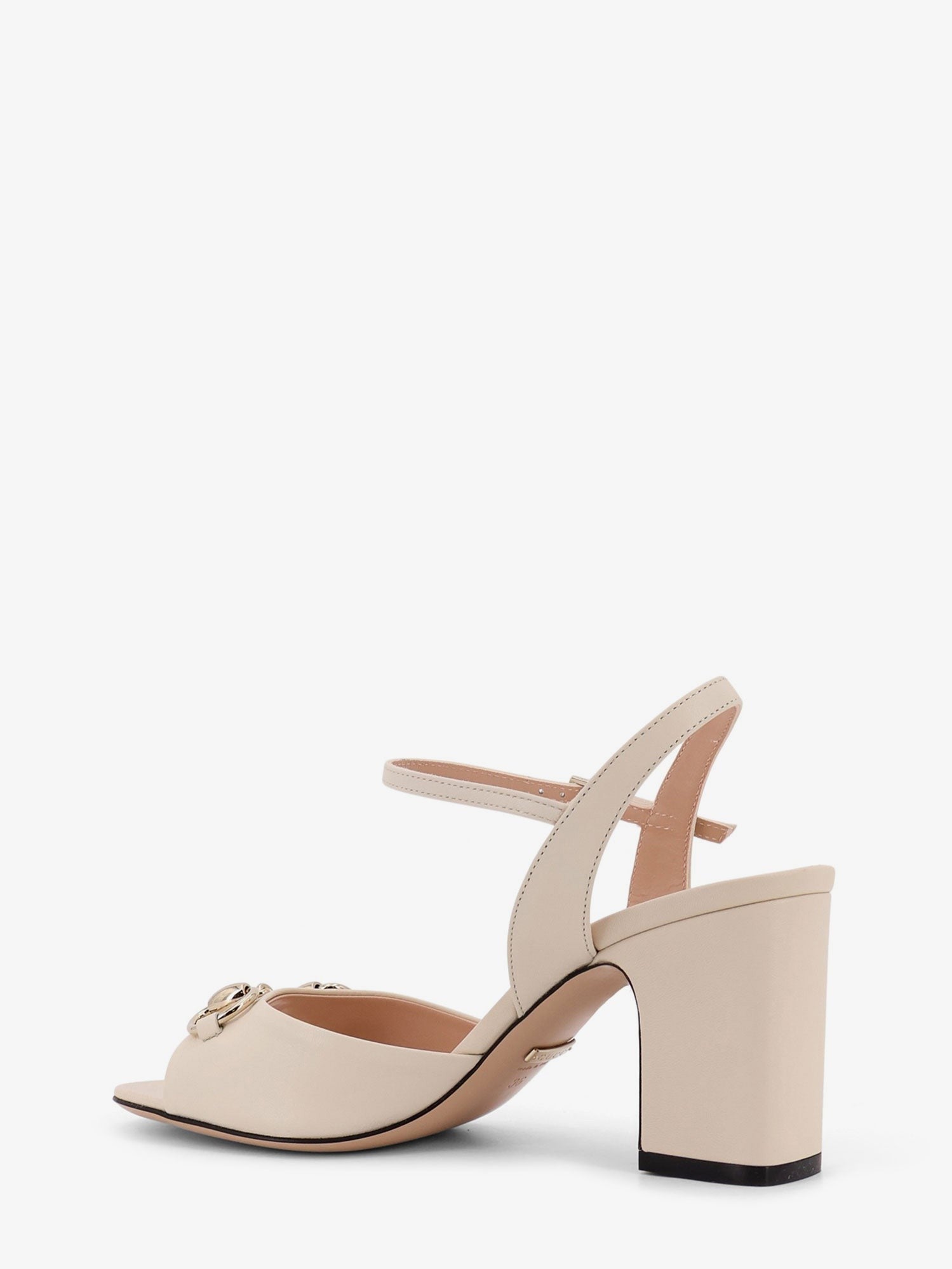 Leather sandal with Horsebit