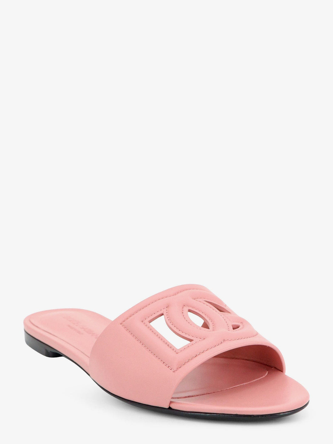 Dolce & Gabbana - Leather sandals with DG Millennials logo leather-sandals-with-dg-millennials-logo_91e5f362-dc18-4550-b6bb-2c8875daaa48