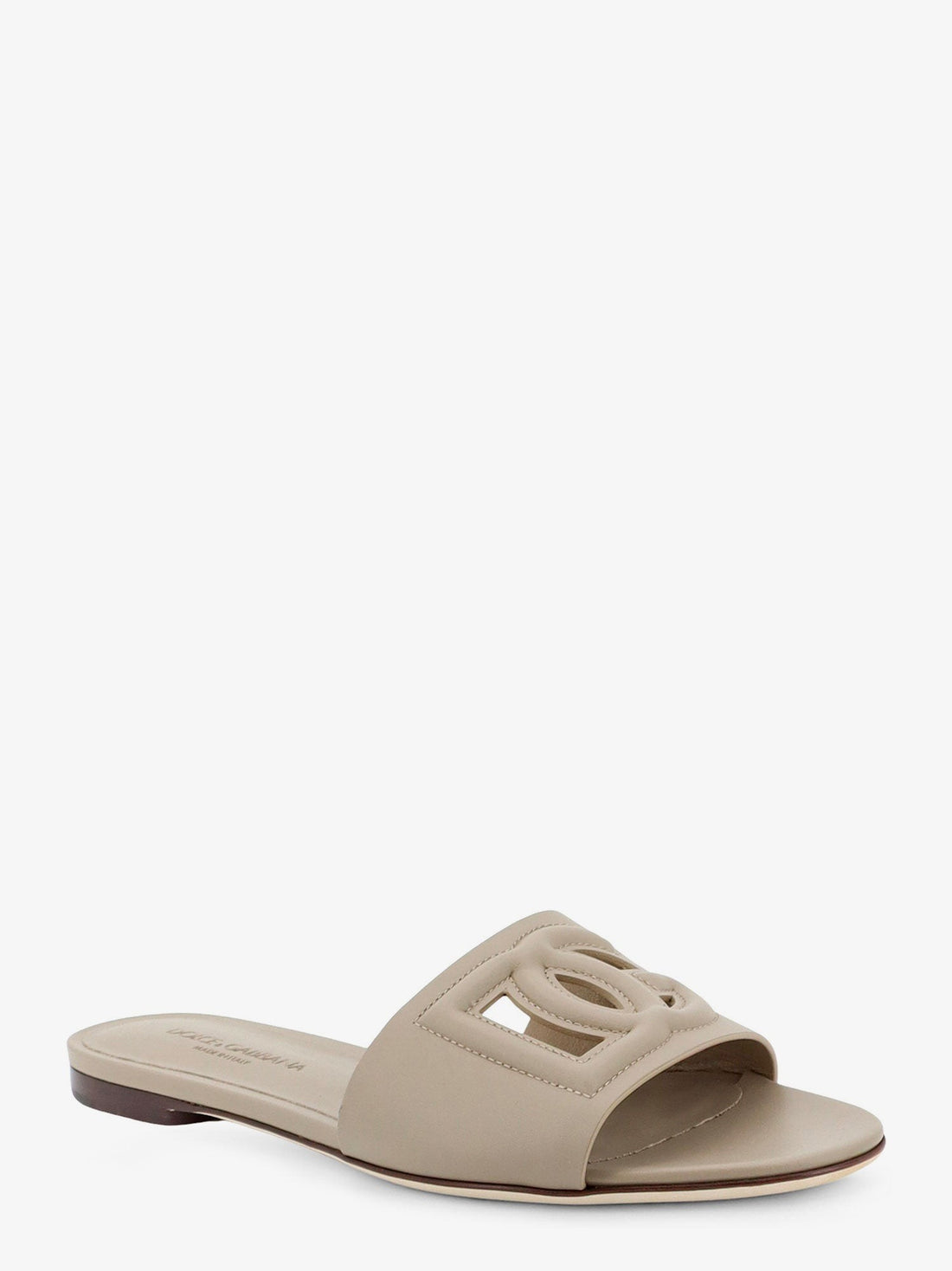 Dolce & Gabbana - Leather sandals with DG Millennials logo leather-sandals-with-dg-millennials-logo_bb29670a-ad93-4fe0-b460-ad774c533aee