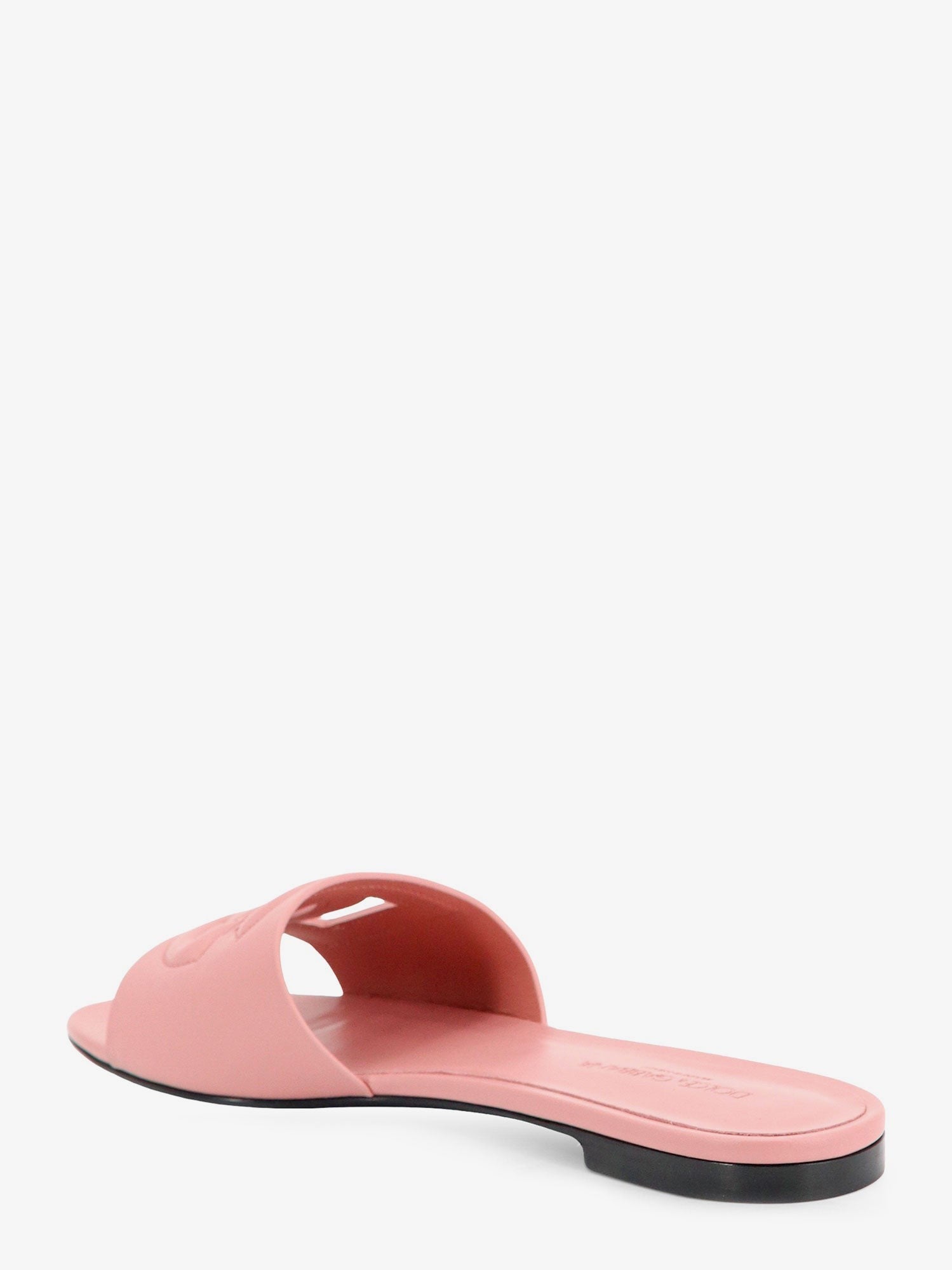 Dolce & Gabbana - Leather sandals with DG Millennials logo