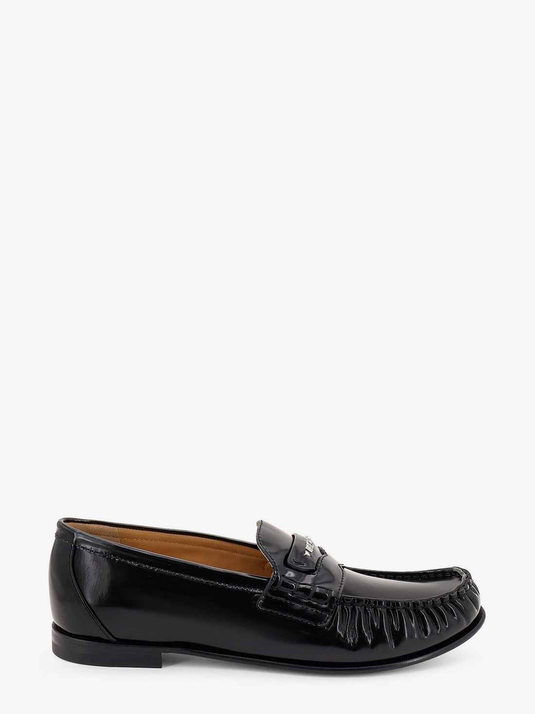 Fendi - Leather Scrunch loafers Nero 36