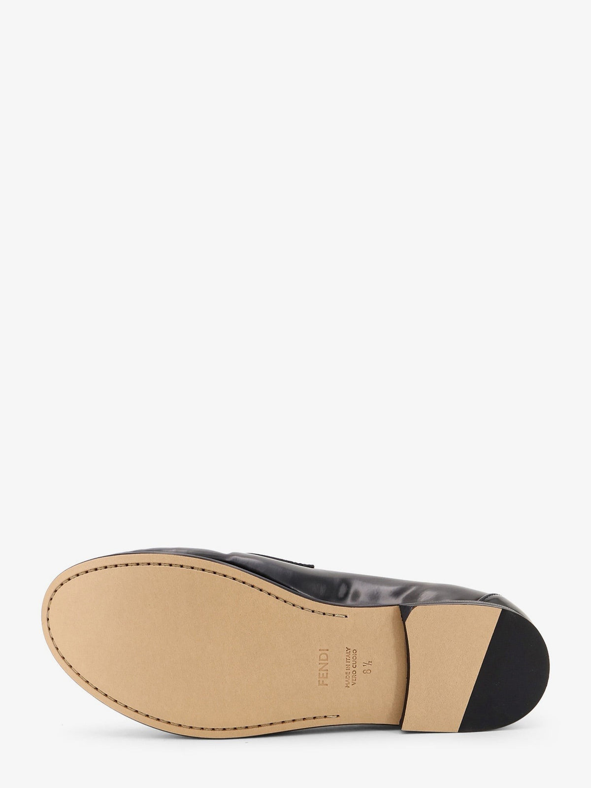 Fendi - Leather Scrunch loafers
