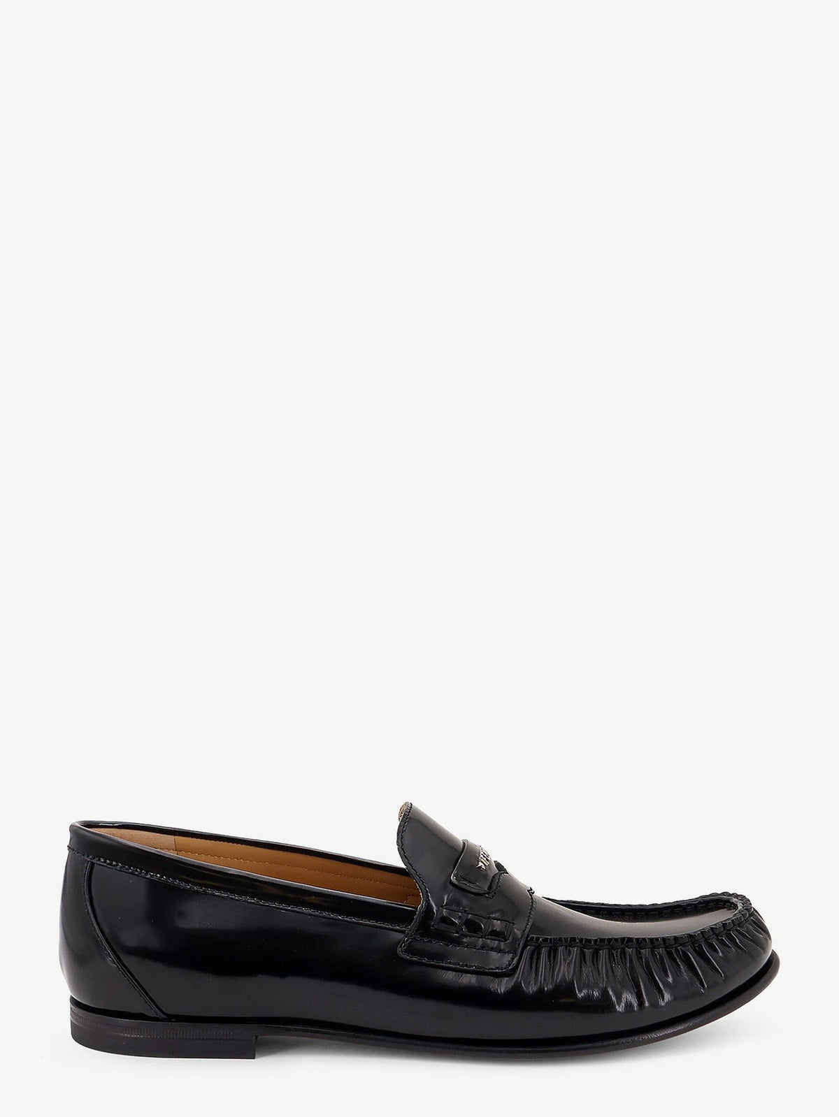 Fendi - Leather Scrunch loafers