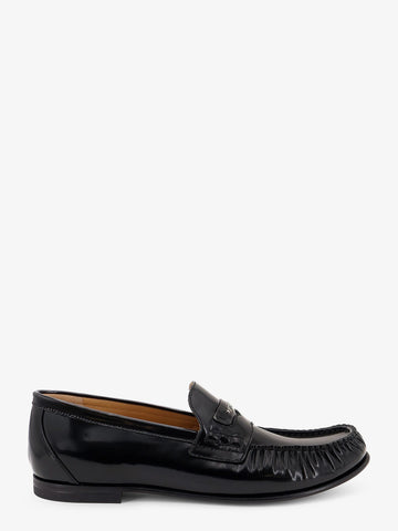 Fendi - Leather Scrunch loafers