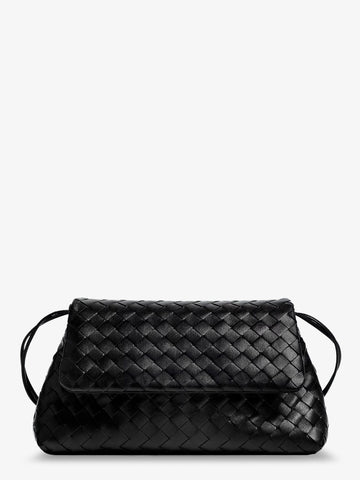 Bottega Veneta - Leather shoulder bag with Intrecciato pattern