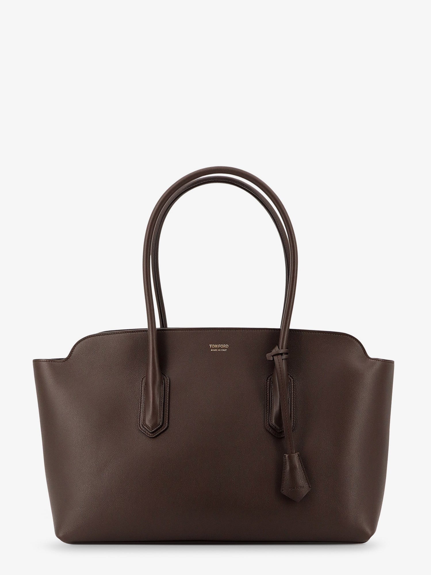 TOM FORD TOM FORD - Leather shoulder bag with logo