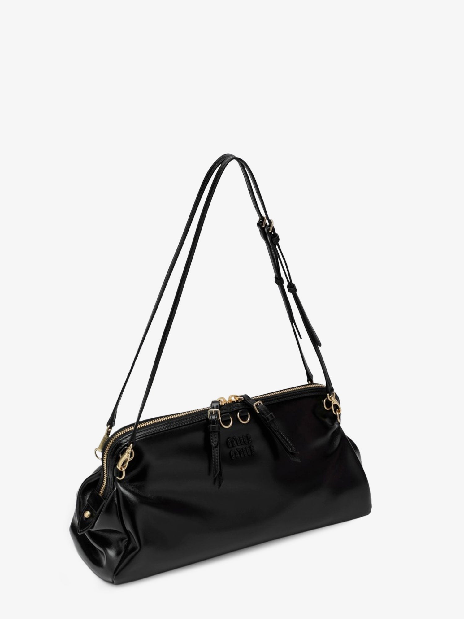 Leather shoulder bag