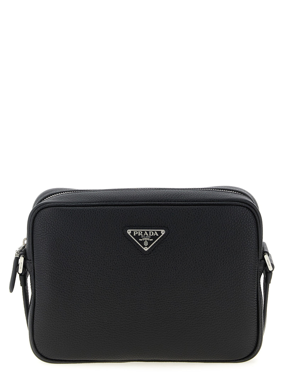 PRADA - Leather shoulder strap Black U