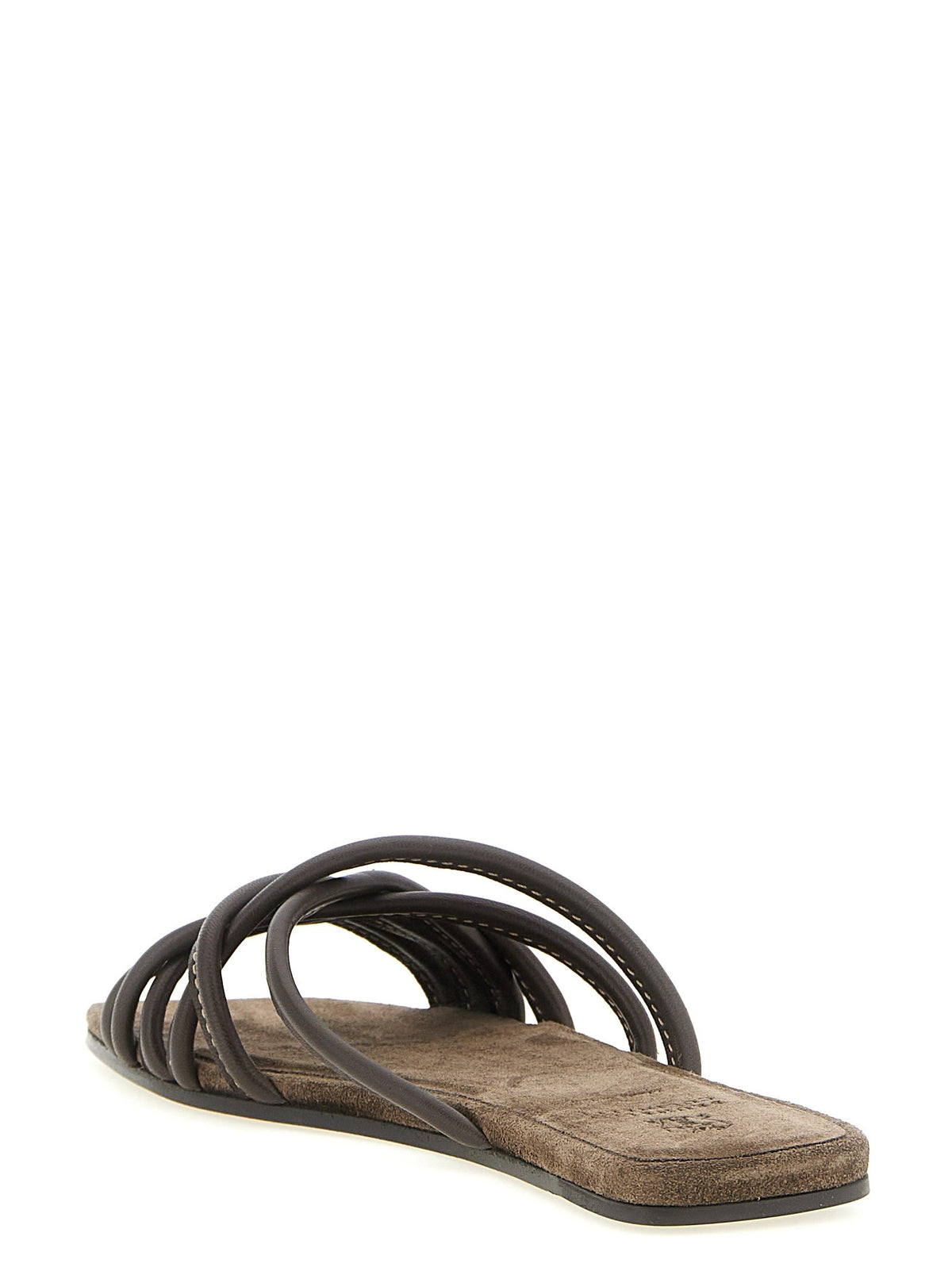 Brunello Cucinelli - Leather slides
