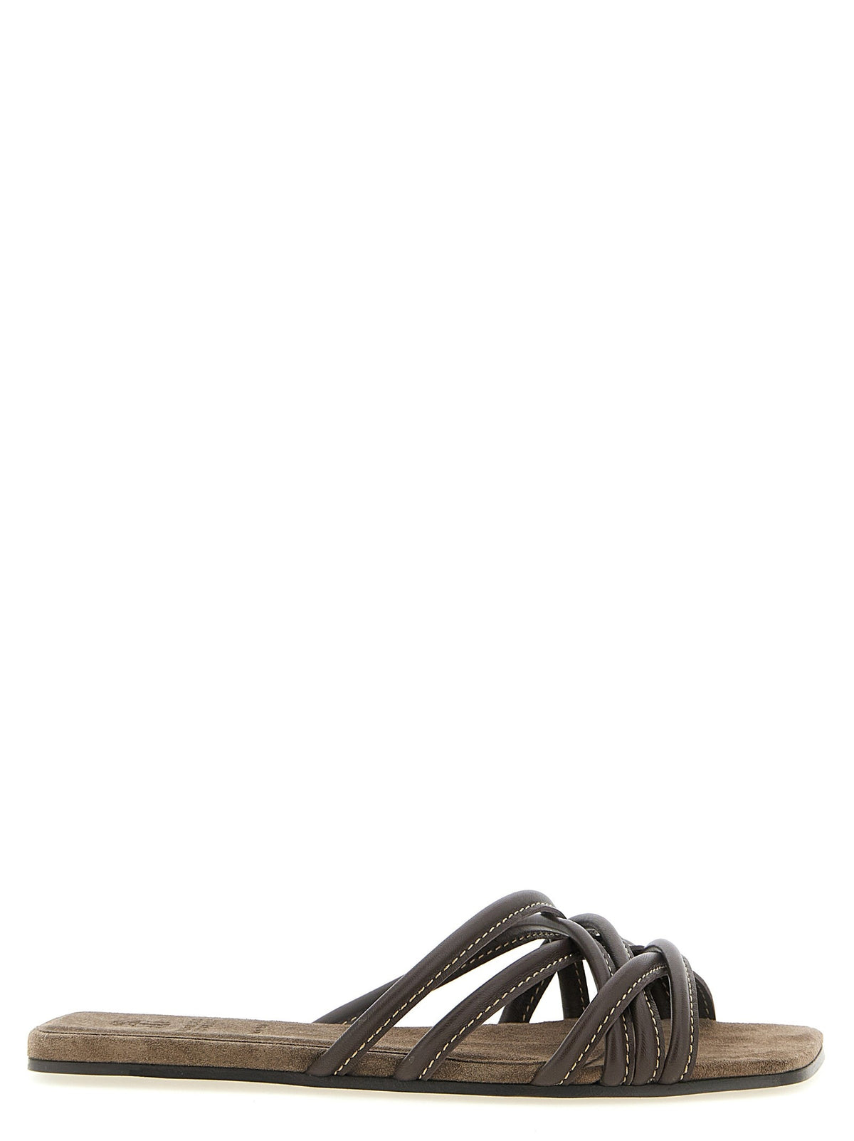 Brunello Cucinelli - Leather slides