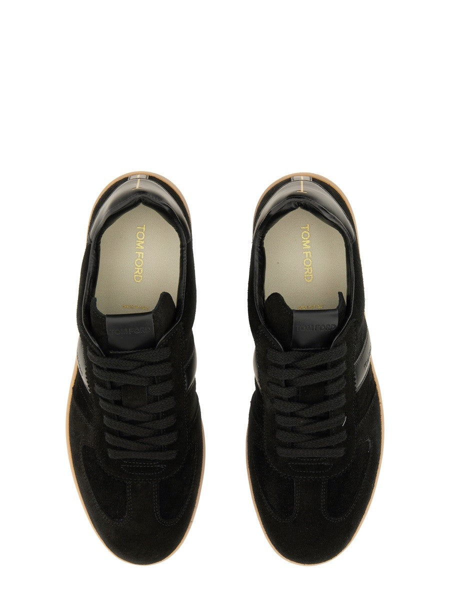 LEATHER SNEAKER WITH LOGO