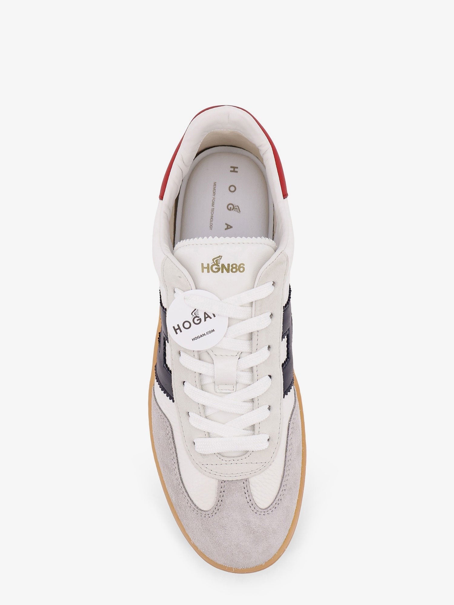 Hogan - Leather sneakers with suede inserts leather-sneakers-with-suede-inserts_4c920bfc-a457-41d3-8814-c287c26290f1