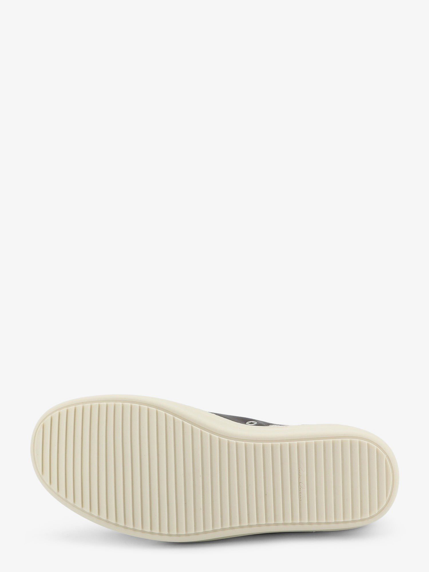 RICK OWENS - Leather sneakers