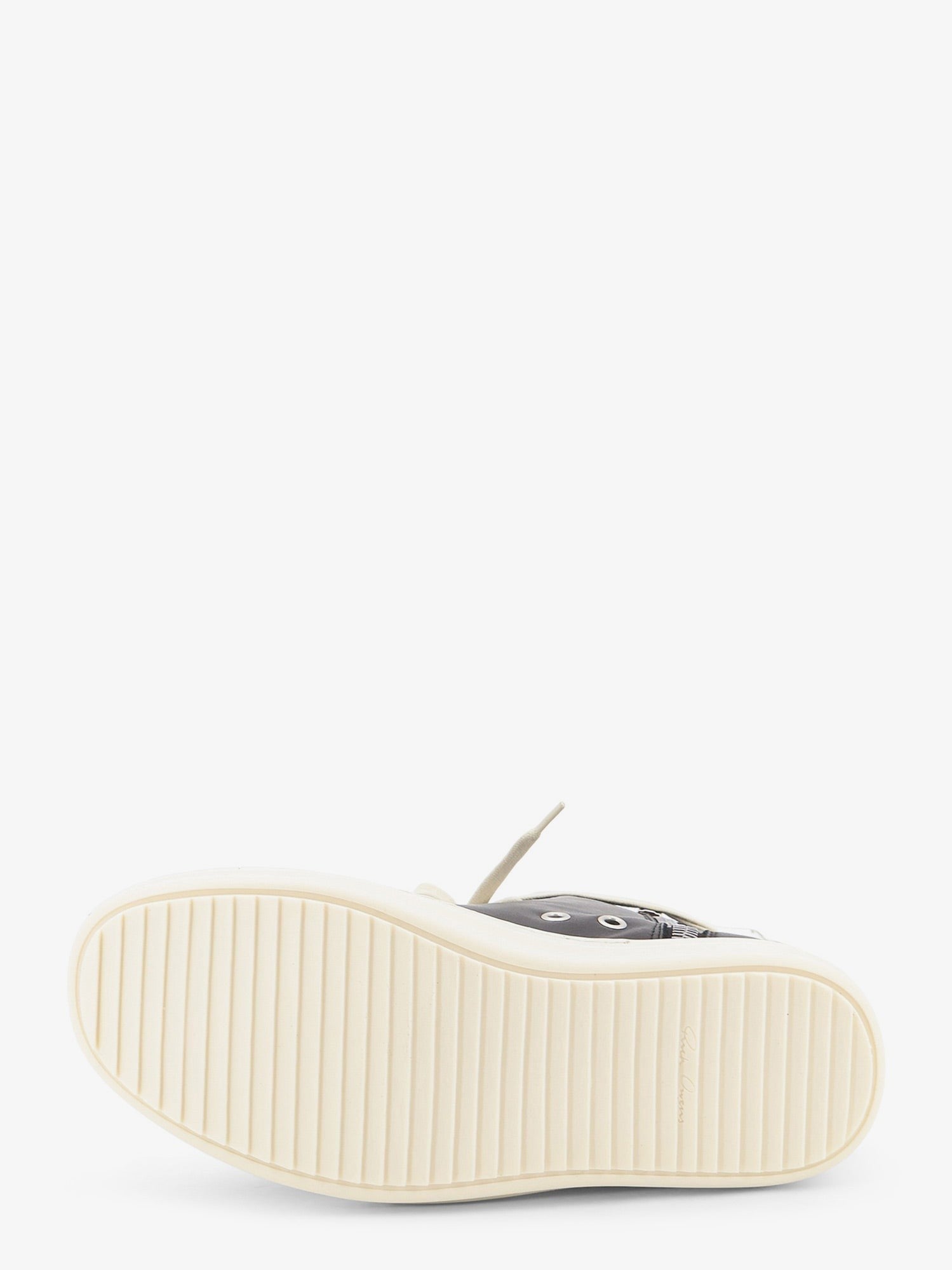 RICK OWENS - Leather sneakers