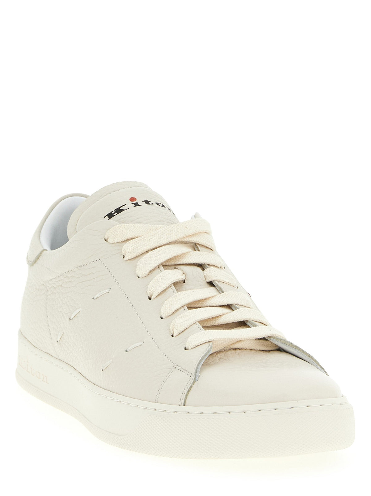 KITON - Leather sneakers