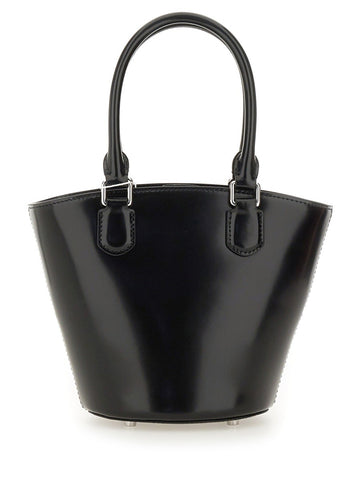 SELF-PORTRAIT - LEATHER TOTE BAG WITH CHARM leather-tote-bag-with-charm_9594cc10-c65a-413b-9e27-1aa945ee76b2