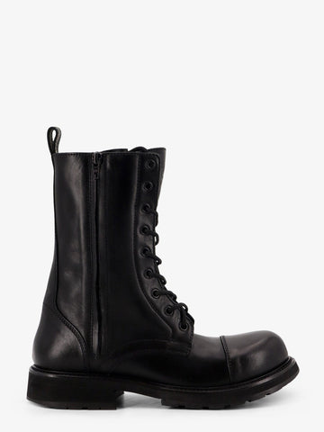 Leather Truck Laceup Boot