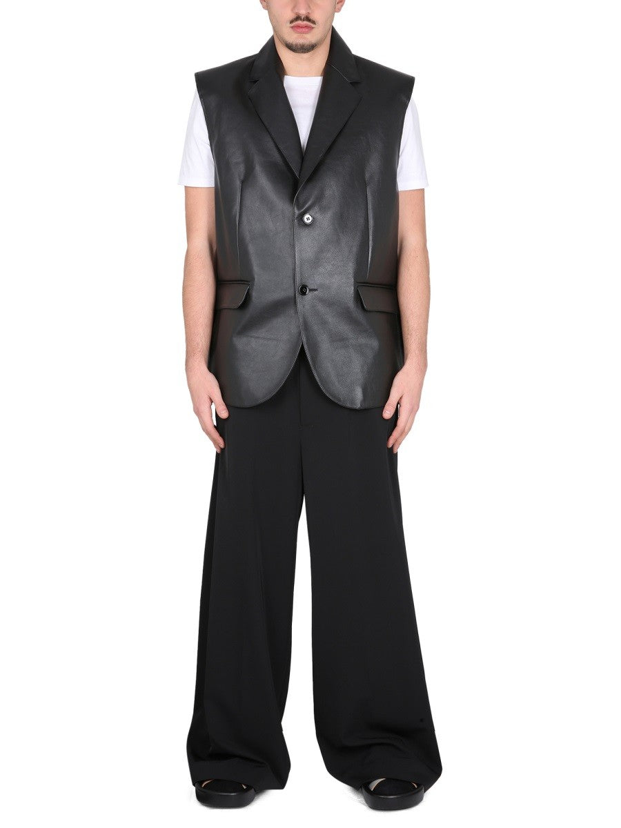 MM6 MAISON MARGIELA MM6 MAISON MARGIELA - LEATHER VEST