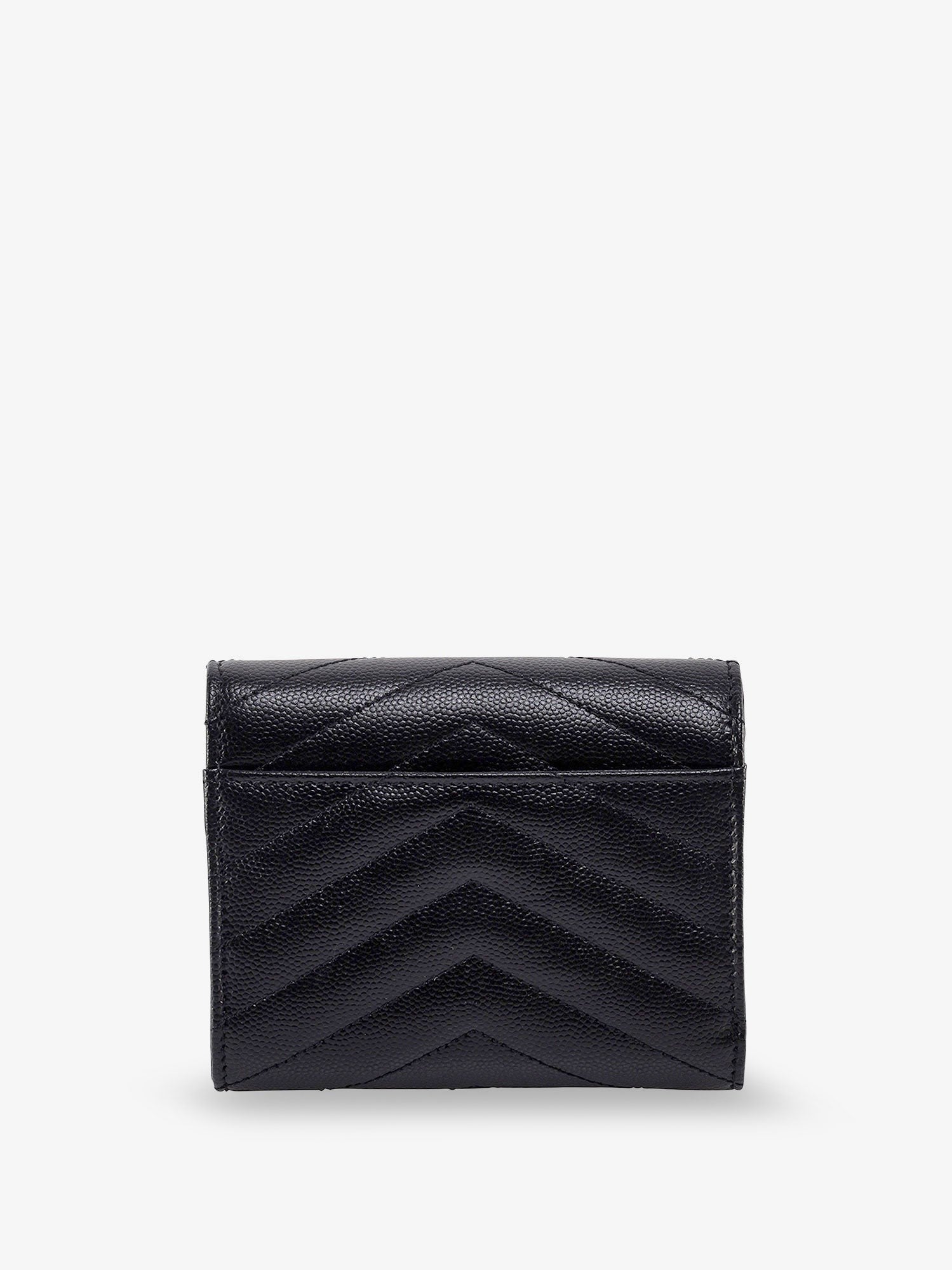 Saint Laurent Saint Laurent - Leather wallet with Cassandre logo on the front