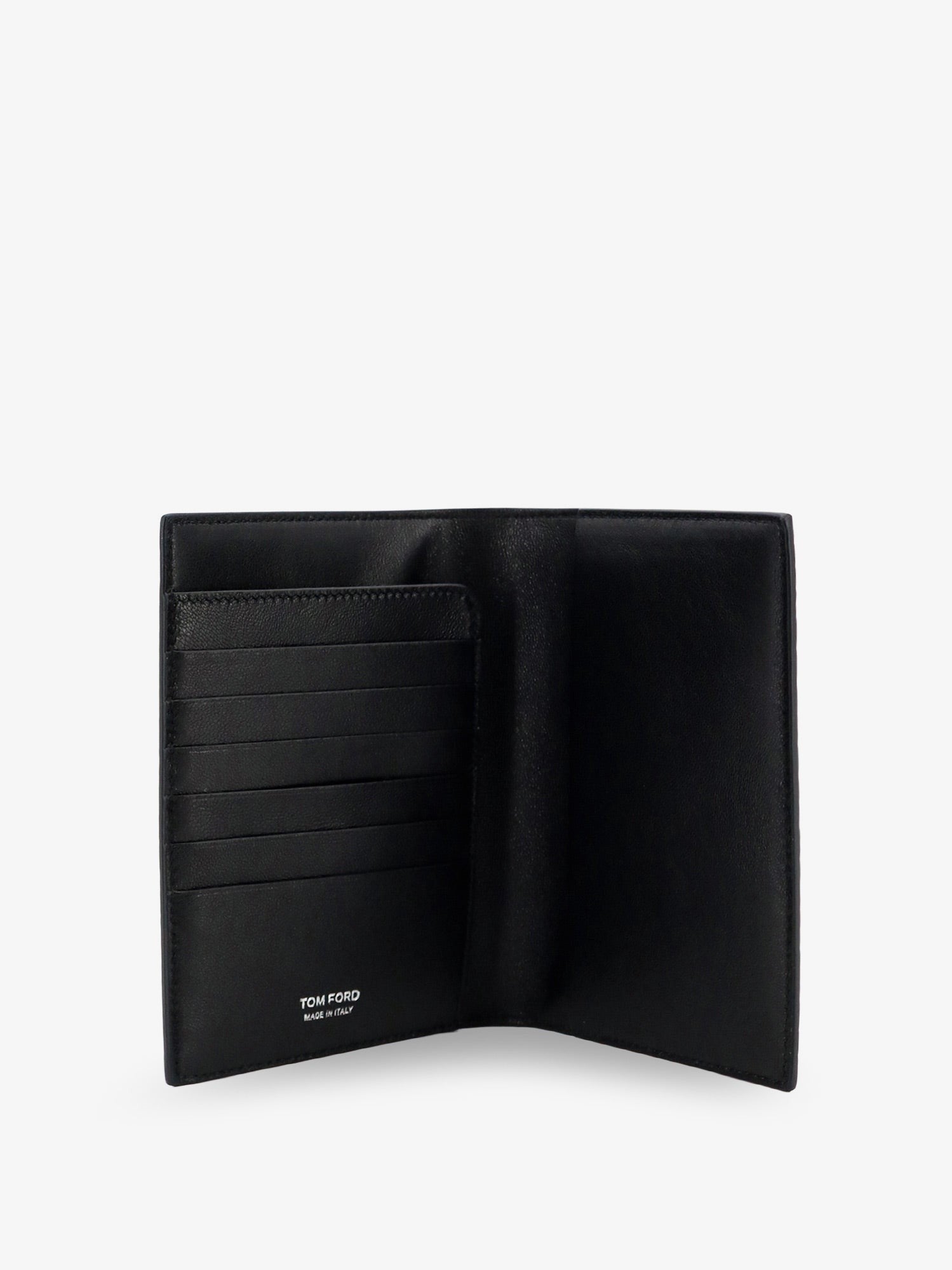 TOM FORD TOM FORD - Leather wallet with crocodile print