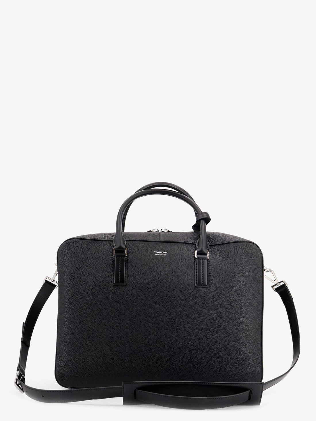 TOM FORD - Leather work bag with front lettering logo leather-work-bag-with-front-lettering-logo_90d3016c-149e-4d6a-a871-0075bfcc5400