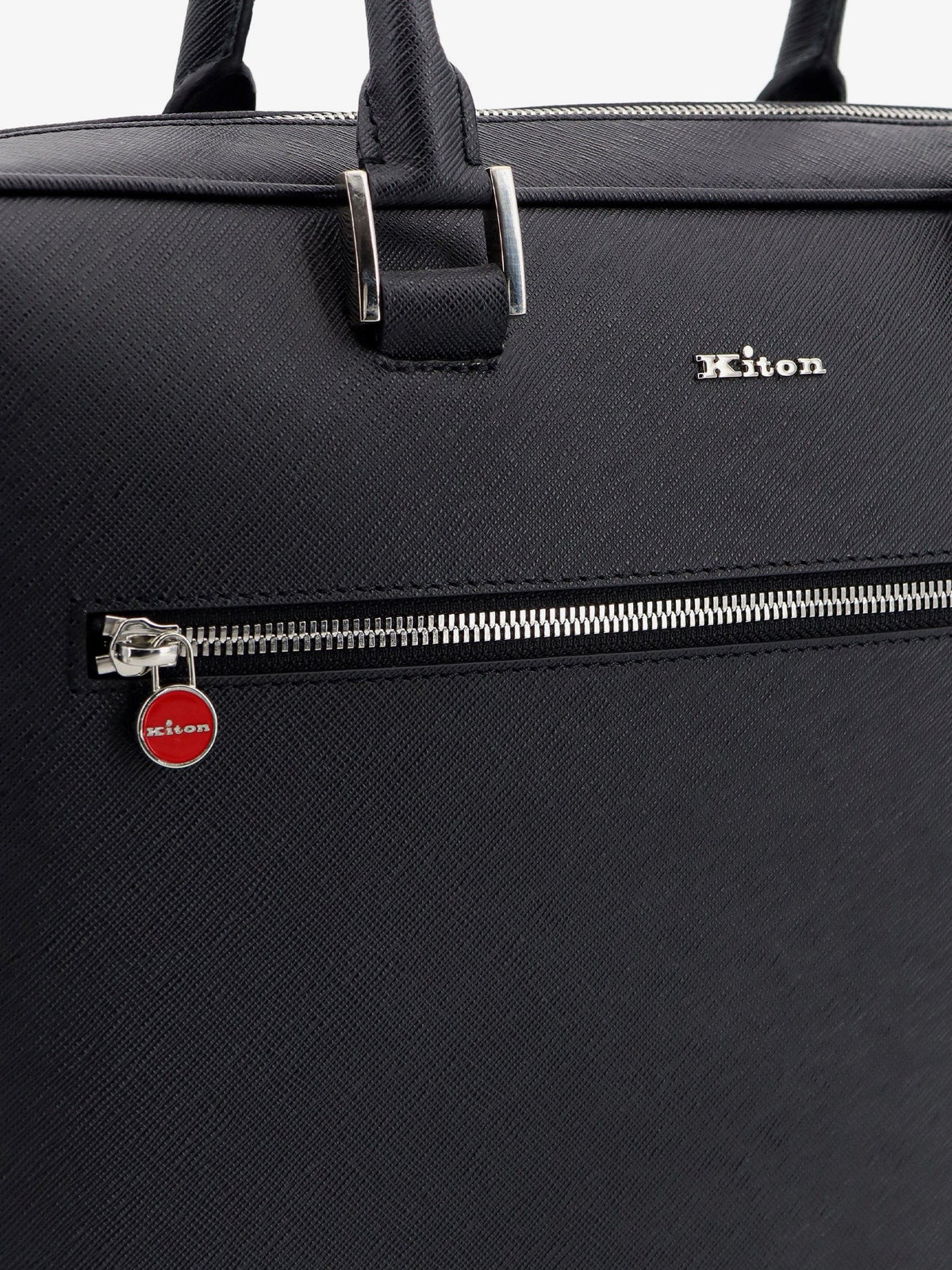 KITON CIRO PAONE - Leather work bag
