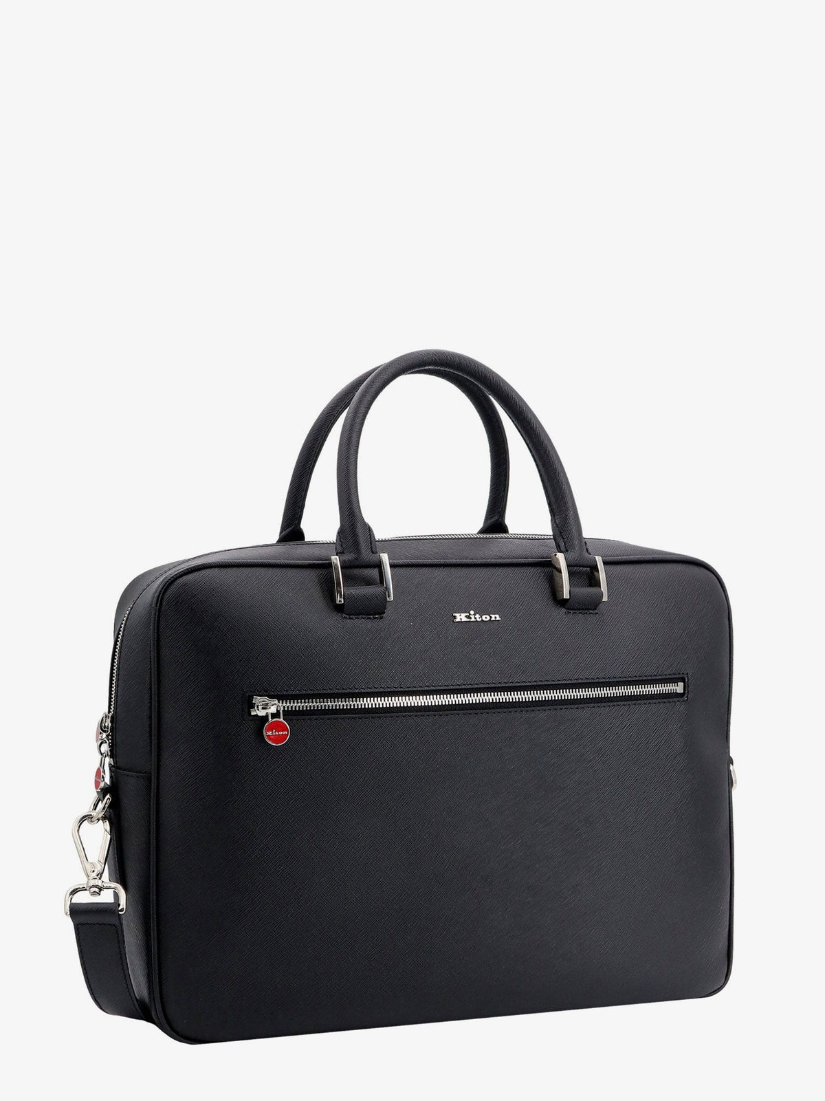 KITON CIRO PAONE - Leather work bag