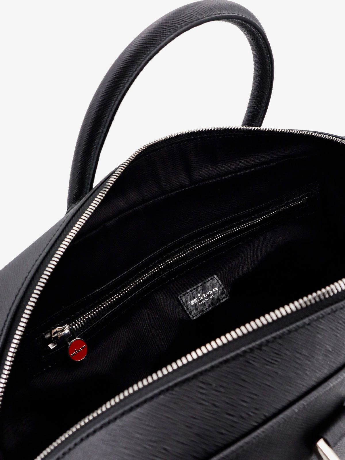 KITON CIRO PAONE - Leather work bag