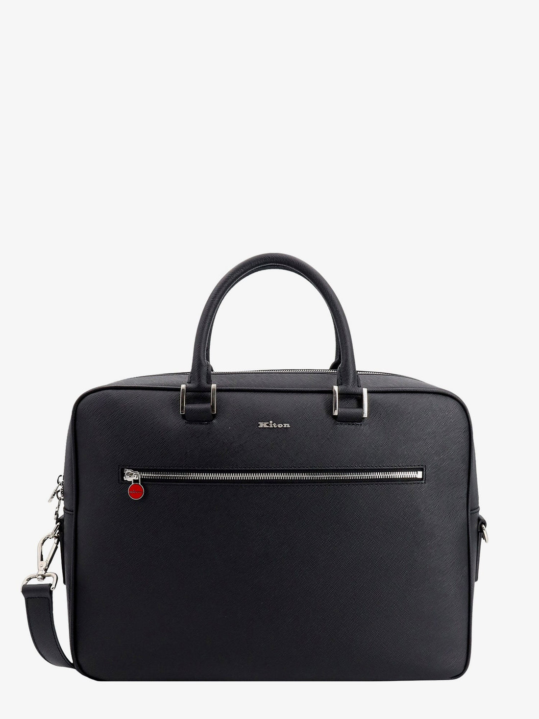 KITON CIRO PAONE - Leather work bag Nero UNI