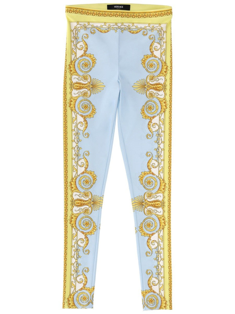 Versace - LEGGINGS WITH "BAROQUE" PRINT leggings-with-baroque-print_e4c967be-7588-4fd2-8de1-1de637250da3