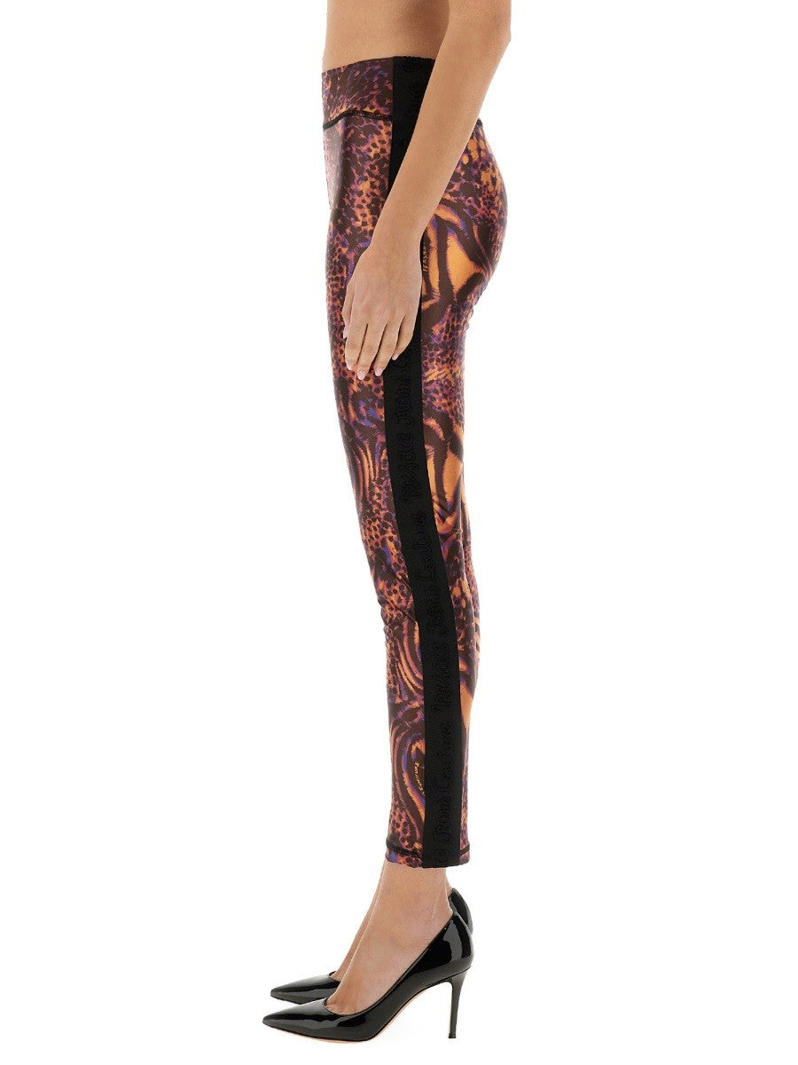 Versace Jeans Couture - LEGGINGS WITH PRINT